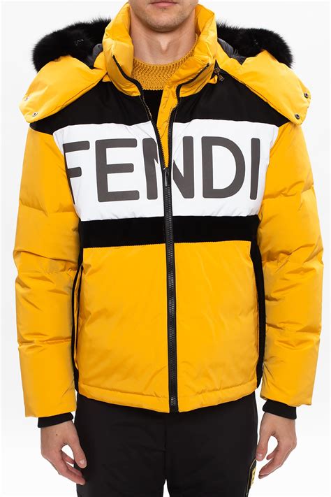 fendi bleached jacket|fendi down jacket.